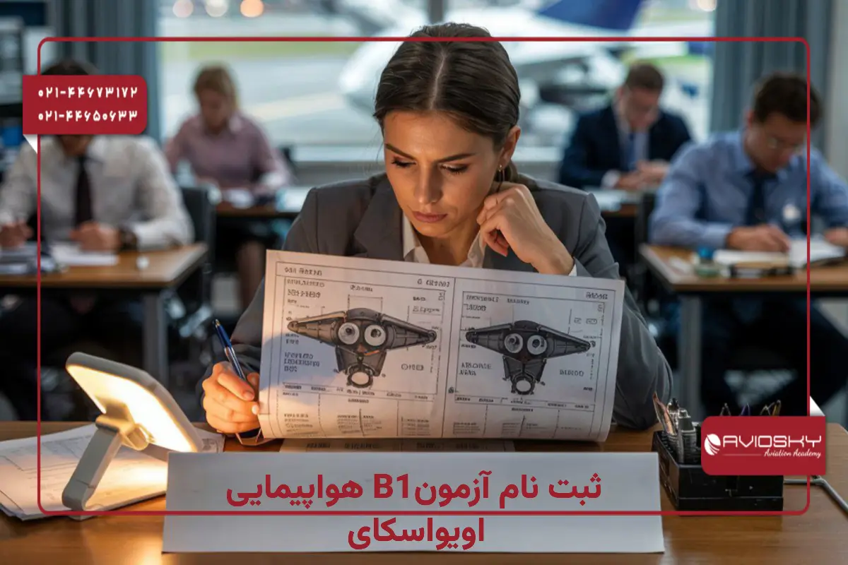 هواپیمایی B1 راهنمای آزمون و گواهینامه 