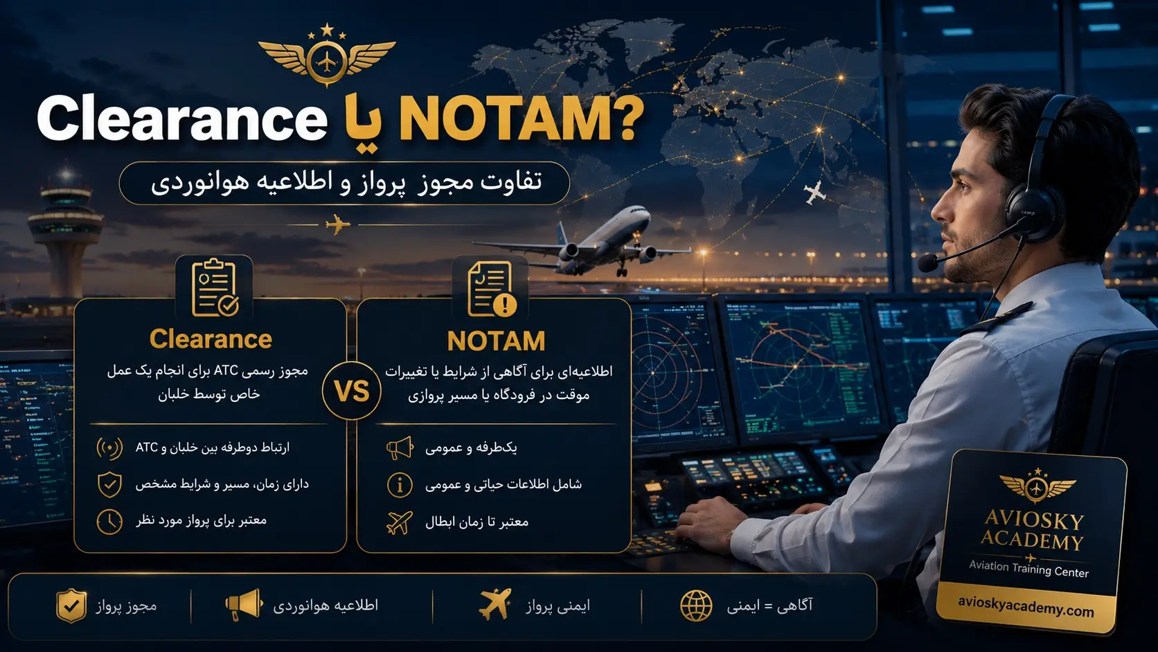 تفاوت آسمان کلیر و فرمان نوتام چیست؟
